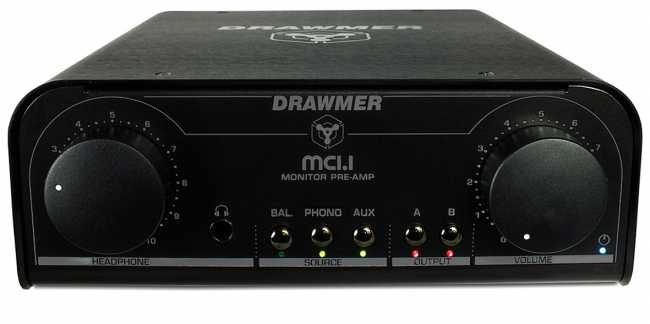 Drawmer adds turntable input to monitor preamp