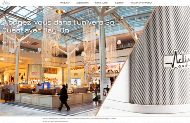 Active Audio redesigns its website