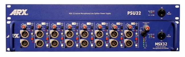 ARX expands front panel control for MSX32