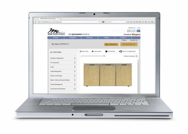 Middle Atlantic offers fully-customised C5