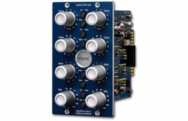 Elysia adds Karacter with stereo saturator