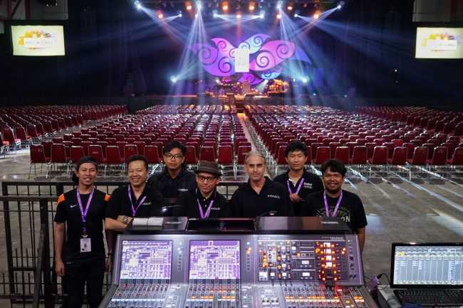 Taming acoustics at the Java Jazz Festival