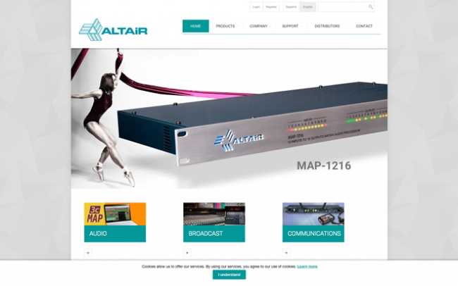 Altair Audio launches new website