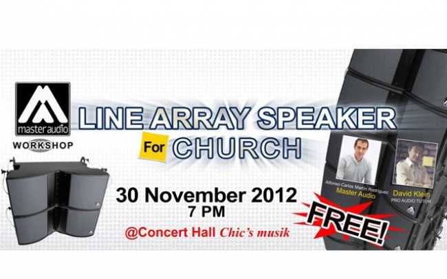 Master Audio to hold first systems for churches seminar in Indonesia
