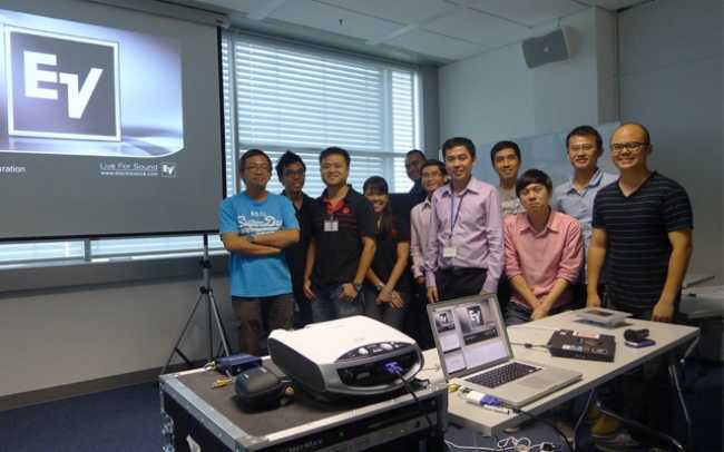 Electro-Voice training held in Singapore