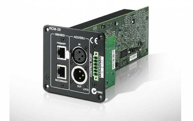 Dynacord integrates Omneo with RCM-28