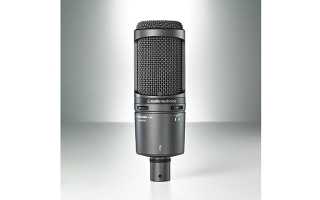 Studio-quality articulation from Audio-Technica’s AT2020USB+
