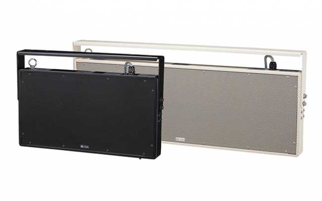 Flat plane wave speakers from TOA