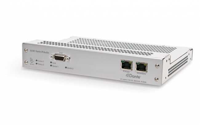 DHD Audio adopts Dante with 52/XC Dante IP audio interface