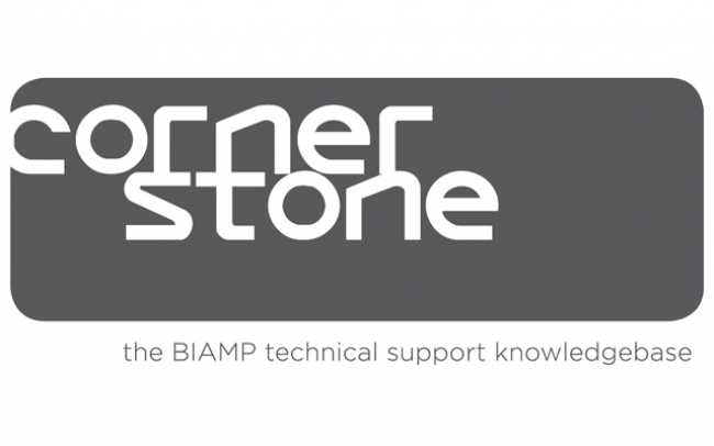 Biamp launches Cornerstone online knowledge base