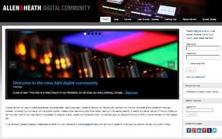 Allen & Heath launches digital audio mixing systems website