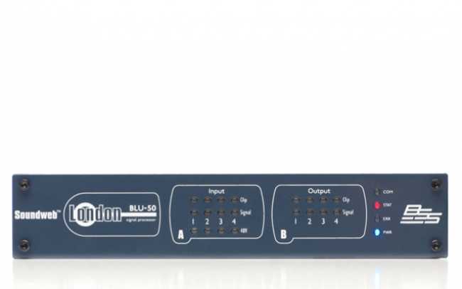 BSS Audio introduces the Soundweb London Blu-50