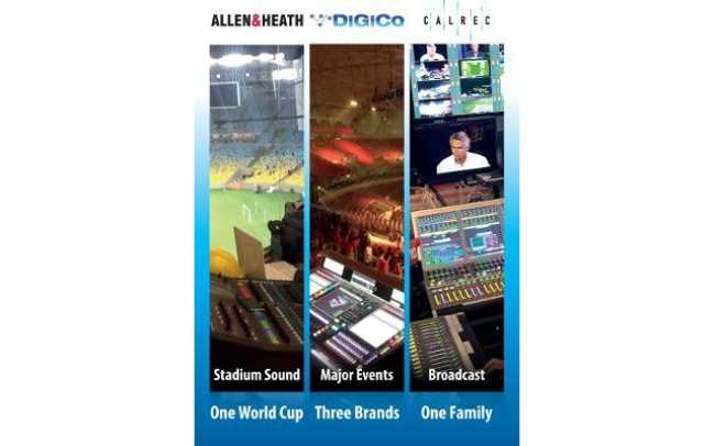 DiGiCo, Allen & Heath and Calrec join forces