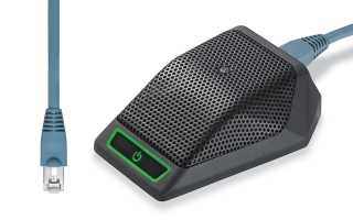 A-T unveils first Dante-enabled microphone