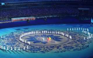 Barco provides projectors and processing for YOG opening ceremony