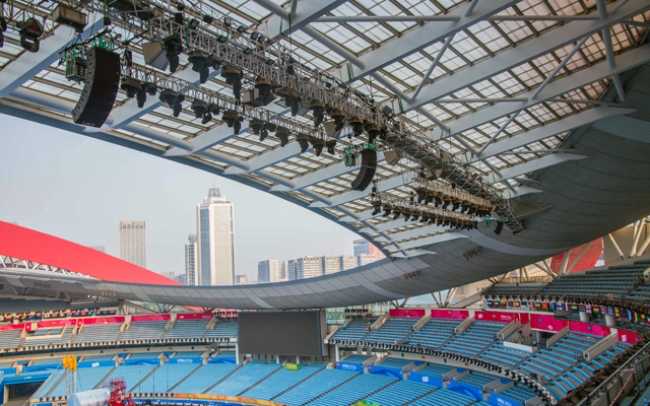 LAX installed at Nanjing Stadium for YOG