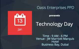 Oasis PPD to hold Technology Day