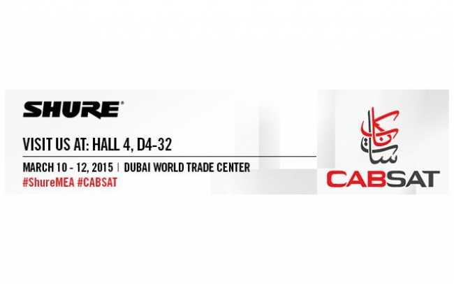 Shure MEA offers education at Cabsat