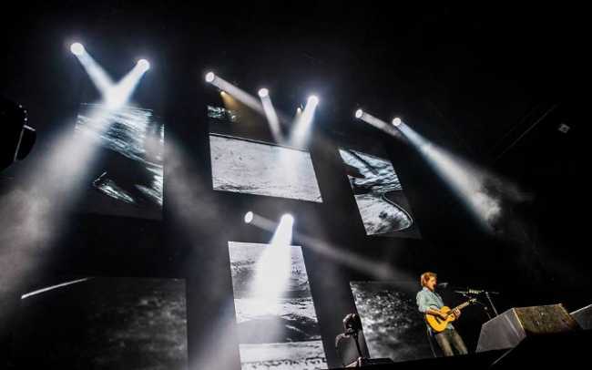 Equipment debuts for Ed Sheeran