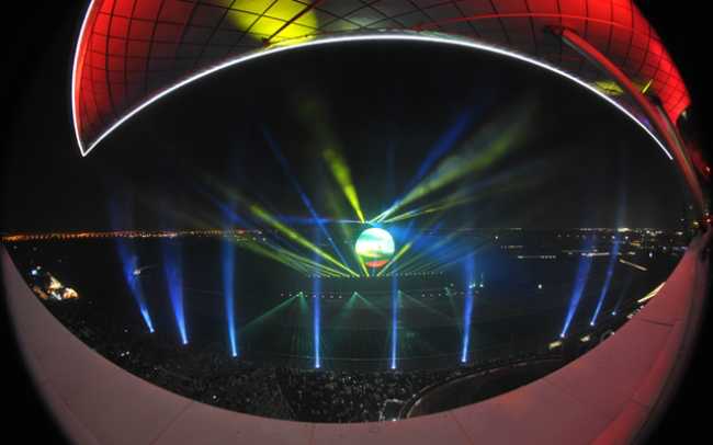 eclipse supports Kylie and Dubai World Cup closing ceremony