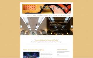 Draper debuts house of worship website