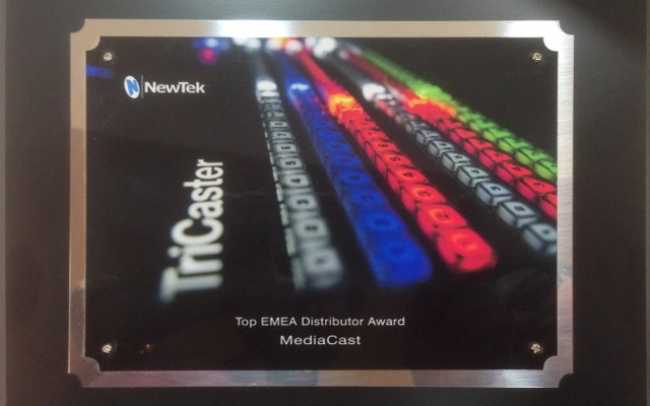 MediaCast wins distribution award