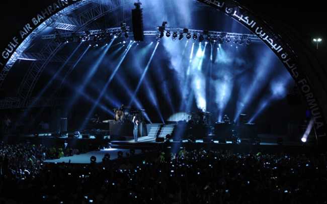 Clay Paky shines at F1 Bahrain Grand Prix 